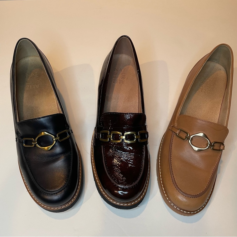 3 Pair Platform Loafers